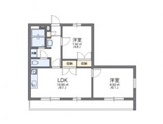 レオパレスOZ－3の間取り画像