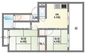 第2橋本ハイツの間取り画像