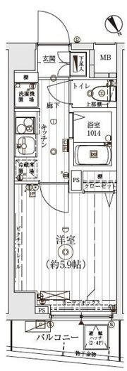 ル・リオン代々木の間取り画像
