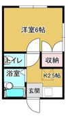 パレスウエストの間取り画像