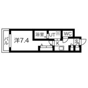 メルベージュ難波ウエストの間取り画像