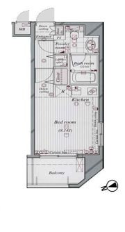 アヴァンツァーレ新宿ピアチェーレの間取り画像