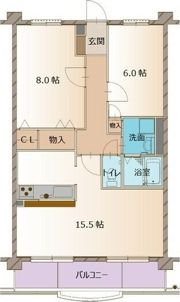 ホリーステージ城山の間取り画像