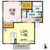 グランモア東台Bの間取り画像
