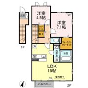 カーサ コバ B棟の間取り画像