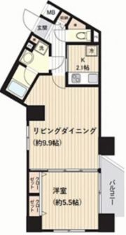 パレステュディオ南青山の間取り画像