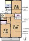 トークヴィレッジⅢの間取り画像