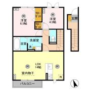ステラマリス Bの間取り画像