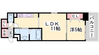 神戸ハーバーサイド萬利レジデンスの間取り画像