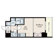 S-RESIDENCE阿波座Westの間取り画像