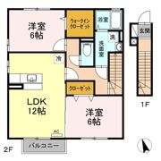 グランドソレーユⅡ B棟の間取り画像