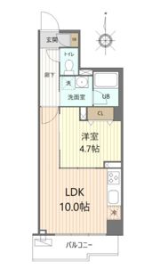 シティレジデンス東陽町の間取り画像