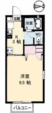 ディアス原尾島の間取り画像