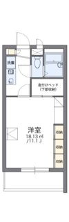 レオパレスエスポワールの間取り画像