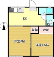 越智アパートの間取り画像