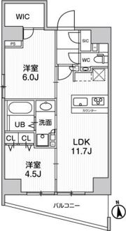 CREATIF秋葉原の間取り画像