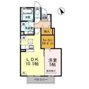 セジュール角木の間取り画像