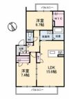 エメラルドパレスの間取り画像