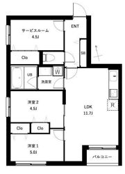 COEUR BLANC西荻窪の間取り画像