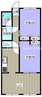 ボヌール原田町の間取り画像