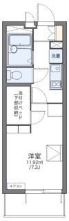 レオパレスフォンターナ内本町の間取り画像