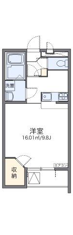 レオパレス天上野Ⅱの間取り画像