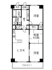 グリーンコート井口の間取り画像