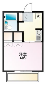 セキネハイツの間取り画像