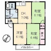ハミングバード D棟の間取り画像