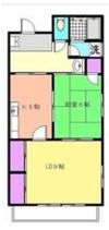 メゾン岩押の間取り画像