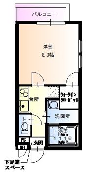 フジパレス下新庄V番館の間取り画像