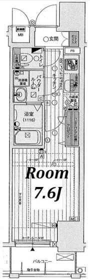 レジュールアッシュ梅田リュクスの間取り画像