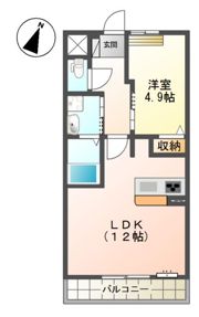 コレンテの間取り画像