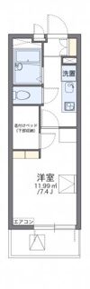 レオパレスしるびあの間取り画像