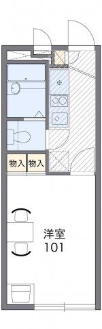 レオパレスサンライズの間取り画像