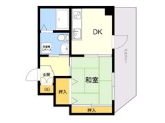 ライオンズマンション南薬院の間取り画像