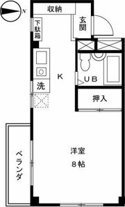 エムズ西が丘の間取り画像