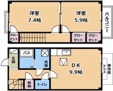 ミラージュの間取り画像