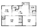 国府市場101-19貸家の間取り画像