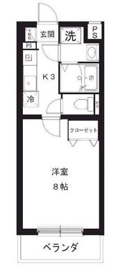 ハーヴェストⅠの間取り画像