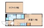 クラヴィール上野田原町の間取り画像