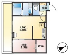 Brillia Twin Stage A棟の間取り画像