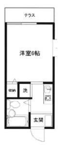 パナハイツ岡田の間取り画像