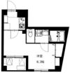 b’CASA蔵前の間取り画像