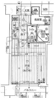 アクアプレイス梅田Ⅲの間取り画像