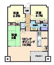 サーパス吉野本町の間取り画像