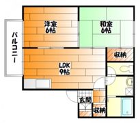 フィールド四番館A棟の間取り画像