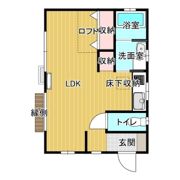 秋場団地A-23の間取り画像