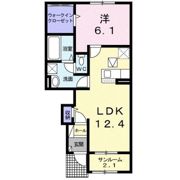 サイプレス フィルの間取り画像