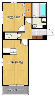 D-ROOM今町の間取り画像